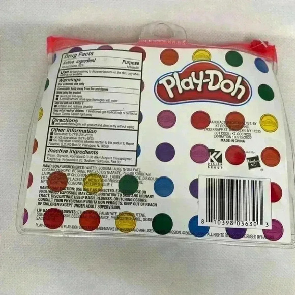 Play-Doh Hand Soap Lip Balm w/ Carry Case Gift Set - Picture 2 of 2